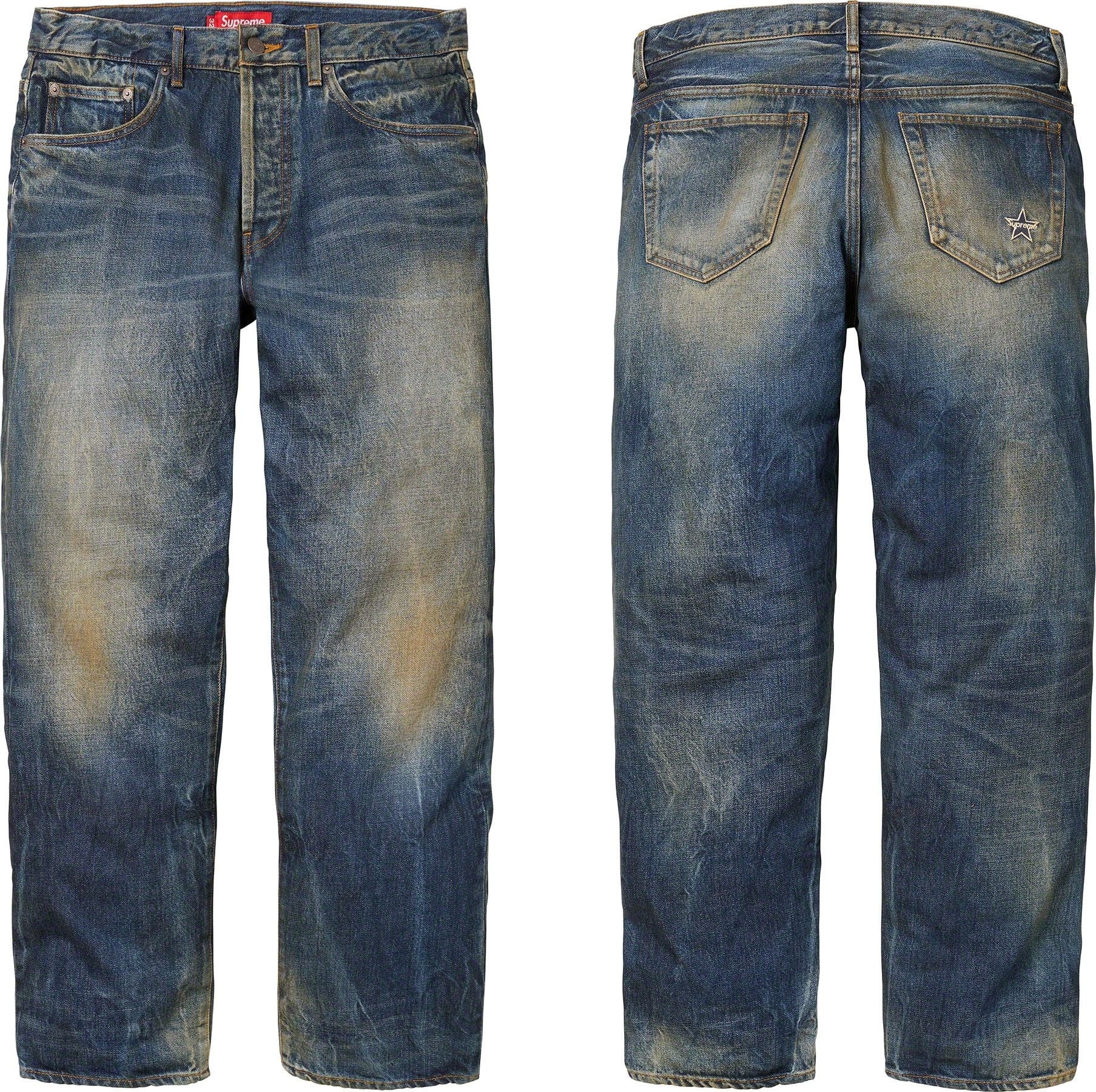 Distressed Loose Fit Selvedge Jean view 8